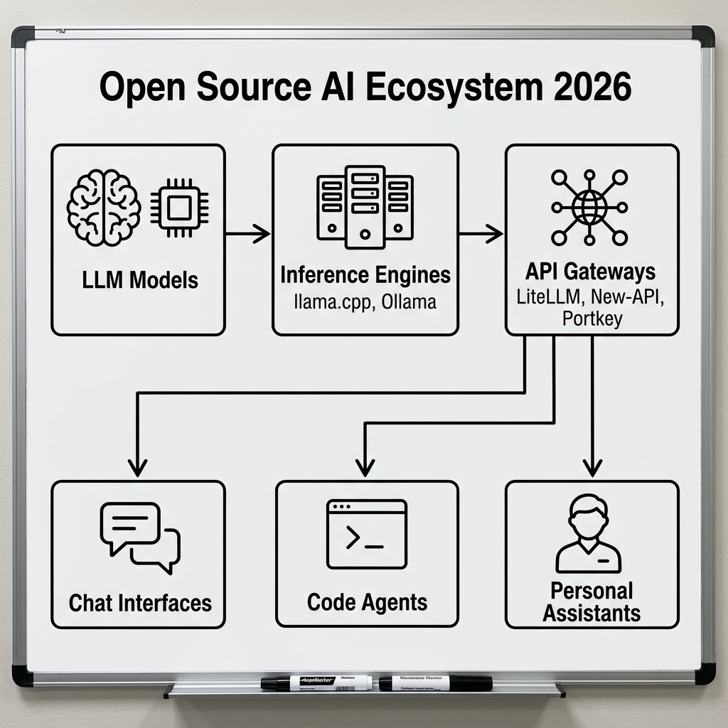 Panorama de l'écosystème IA open source 2026