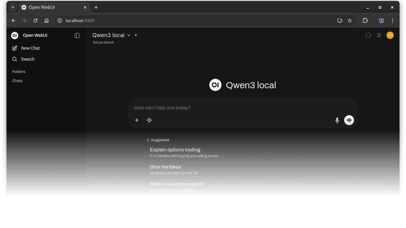 Capture Open WebUI